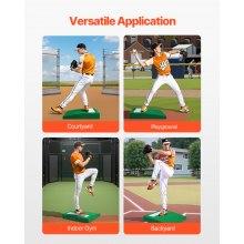 VEVOR Pitching Mound Tragbarer Pitcher Mound Baseball Softball Training 250kg