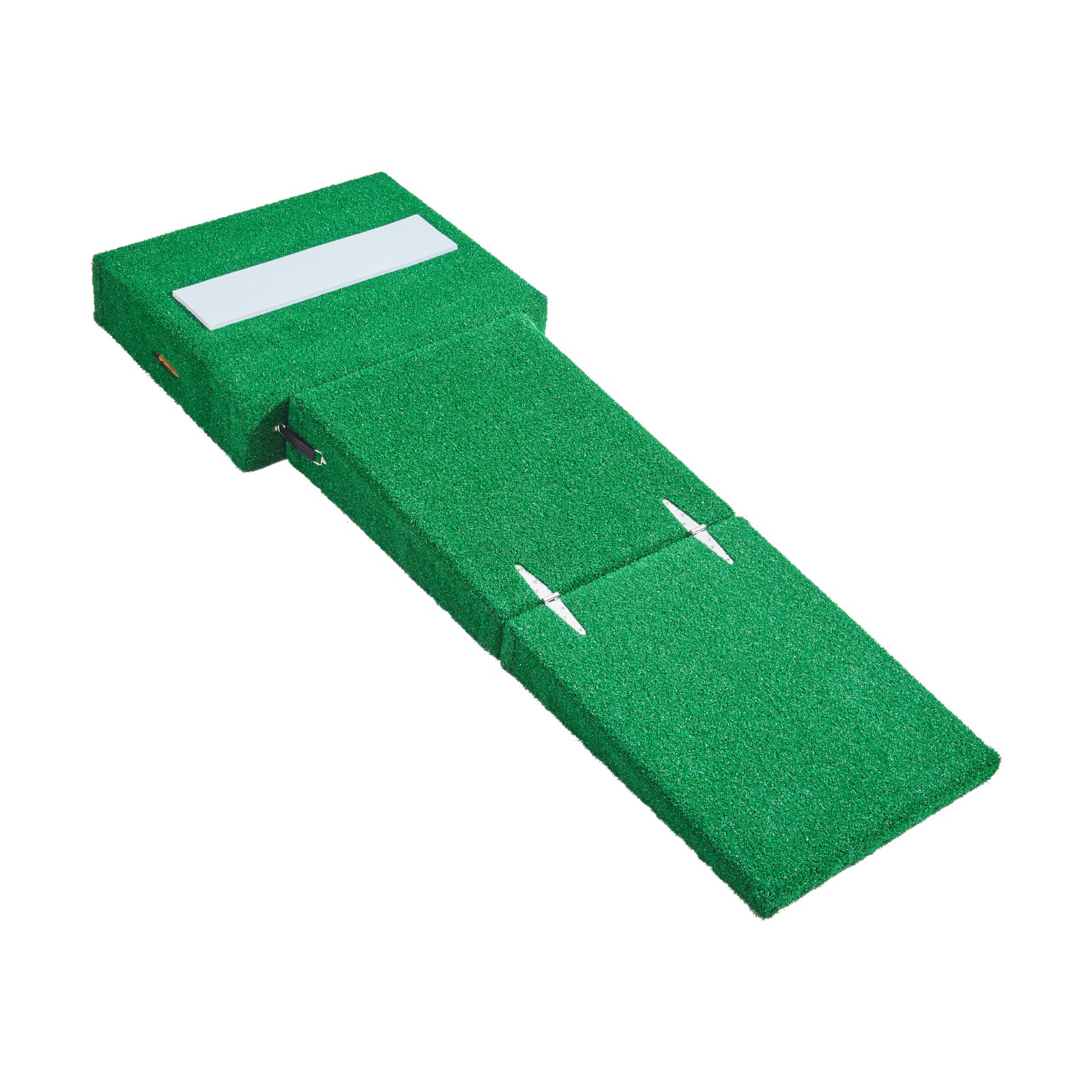 VEVOR Pitching Mound, tragbarer Baseball Pitcher Mound, 77 Zoll Pitching-Trainingsausrüstung (Oudoor / Indoor), Softball-Pitching-Hilfen mit Antifade-Rasen & Pitching-Gummi & Tragegriff