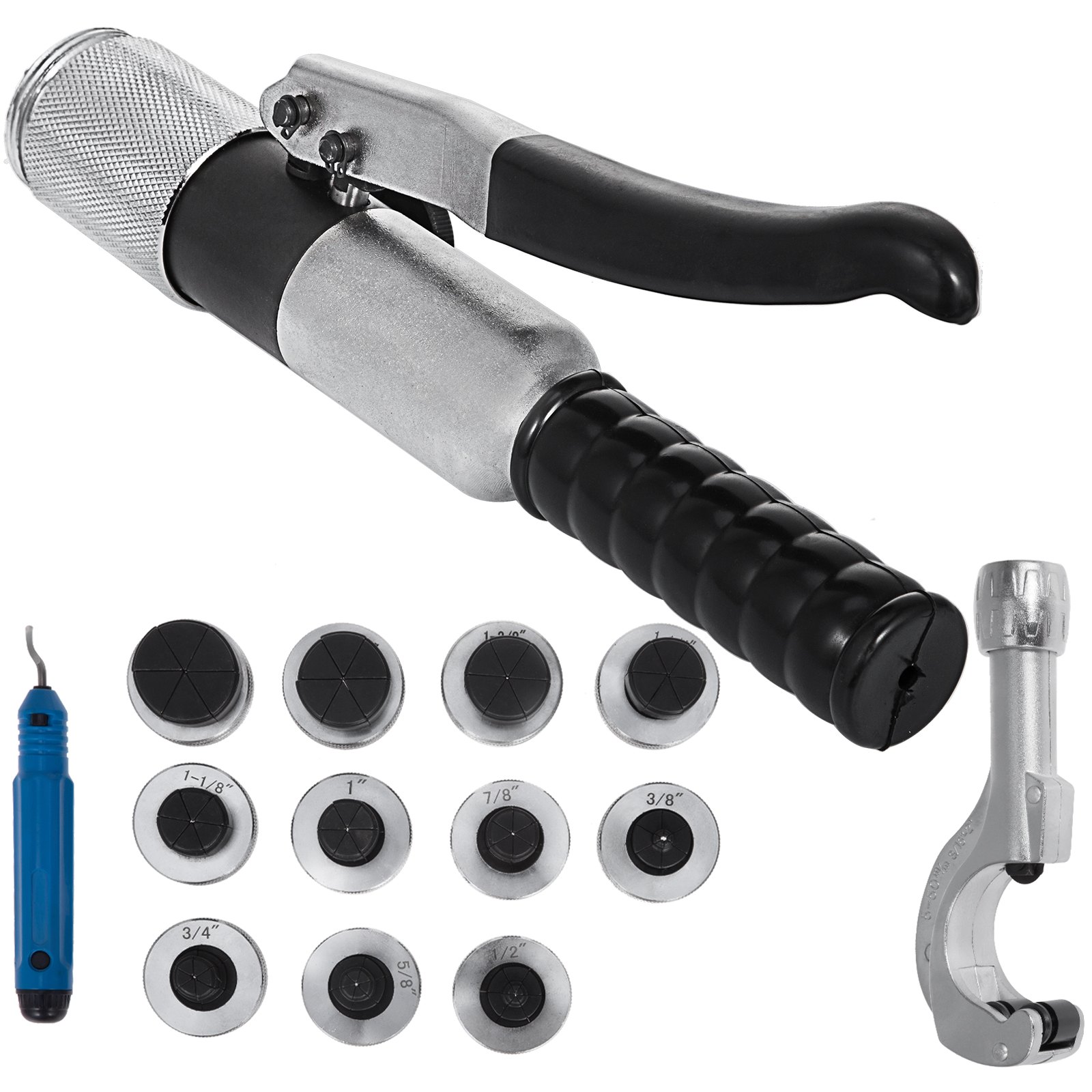 Hydraulischer Rohrexpander Rohraufweiter Aufweiter 11 K?pfe Aufweitzange 10-42mm