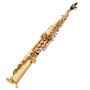 VEVOR Sopransaxophon, B-Dur, Messing-Saxophon-Anfängerset mit Tragetasche, Mundstück, Reinigungstuch, Stab, Handschuhen, Umhängeband, 23-Tasten-Sax-Set, für Anfänger & Schüler, Gold