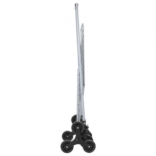 Dbest Treppensteiger-Wagen Faltbar – 6 Räder Für Einkauf, Wäsche & Transport – Silber, Klappbar