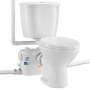 VEVOR Macerating Toilet System mit 500W Pumpe Upflush Toilette für Keller