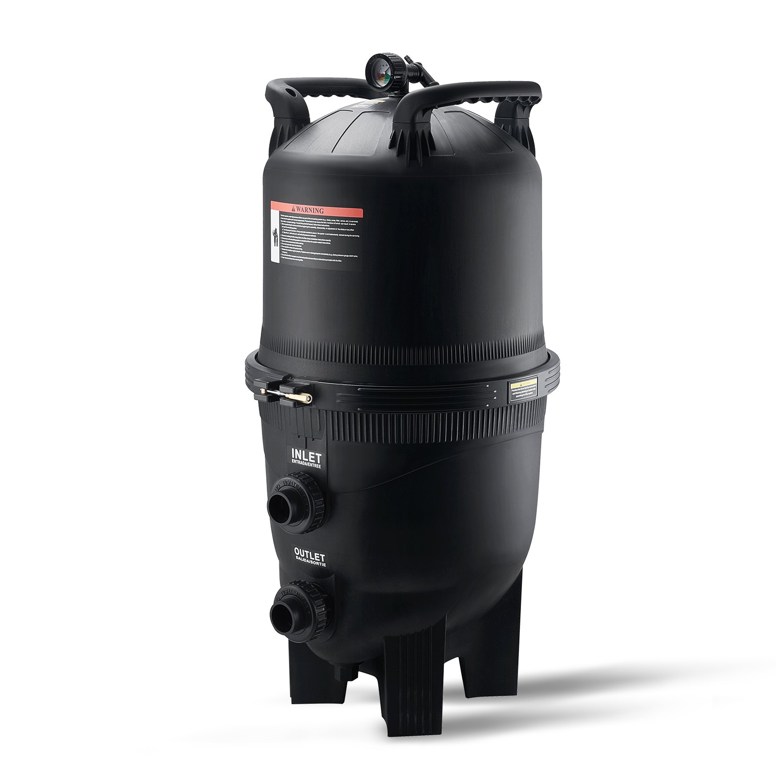 VEVOR Kartuschen-Poolfilter, 49 m² Filterfläche, Einbau-Poolfilter, oberirdisches Schwimmbad-Filtrationsfiltersystem mit Upgrade-Filter und auslaufsicher, für Whirlpools, Spa, aufblasbare Pools