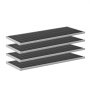 VEVOR 400W 12V Solarpanel Komplett-Set, 4x 100W monokristalline Solarmodule + 12,8V 200Ah LiFePO₄-Batterie + 40A MPPT-Laderegler + 2kW Wechselrichter für RV, Heim, Camping, Boote, netzunabhängig