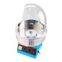 VEVOR Elektrische Zuckerwattemaschine 1000 W, Zuckerwattenmacher mit Abdeckung & Edelstahlschüssel & Zuckerlöffel, Ideal für Karneval Geburtstage Familienfeiern, Zuckerwattegerät Blau