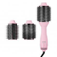 VEVOR Warmluftbürste Föhnbürste Lockenstab Hairstyler Airstyler mit 65/75mm Kopf