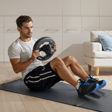 VEVOR Cross-Trainingsschuhe Turnschuhe in W-Weite Sneakers US-Größe 8 Schwarz