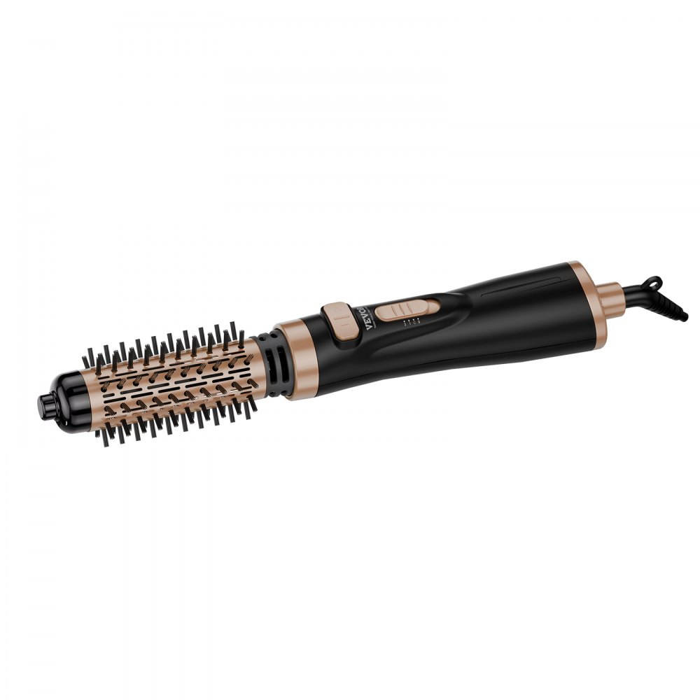 VEVOR Warmluftbürste Föhnbürste Lockenstab Hairstyler mit 38/50mm Bürstenköpfen