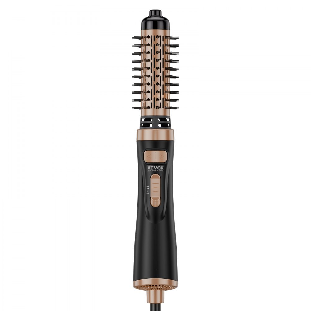 VEVOR Warmluftbürste Föhnbürste Lockenstab Hairstyler mit 38/50mm Bürstenköpfen