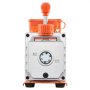 VEVOR Vakuumpumpe mit Manometer, 3,5 CFM 99 L/min, 180 W 1-stufige Drehschieber-Unterdruckpumpe, Vacuum Pump Kit für R134a, R22, R410a, R1234YF & R32, mit Tragetasche für Kfz-Klimaanlagen