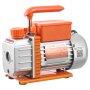 VEVOR Vakuumpumpe mit Manometer, 3,5 CFM 99 L/min, 180 W 1-stufige Drehschieber-Unterdruckpumpe, Vacuum Pump Kit für R134a, R22, R410a, R1234YF & R32, mit Tragetasche für Kfz-Klimaanlagen