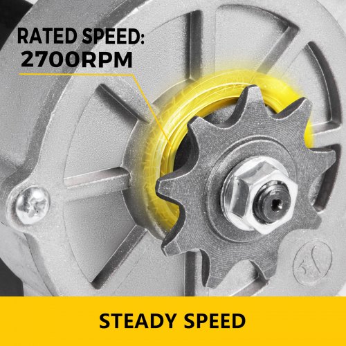 DC-Bürstenmotor 24V 150W Für E-Roller & E-Skateboard – Mit Riemenscheibe, Hohes Drehmoment