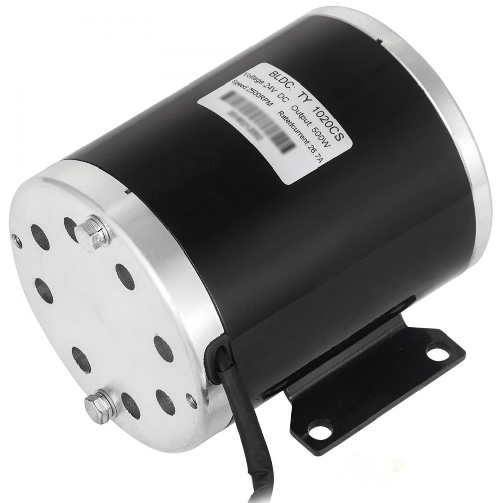24v Getriebemotor 500w Elektrischer Bürstenmotor 2500 U Electric Brush Motor