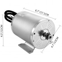 60V DC 2000 Watt Elektromotor Gleichstrommotor Bürstenloser Motor Regler für Go-Karts Roller