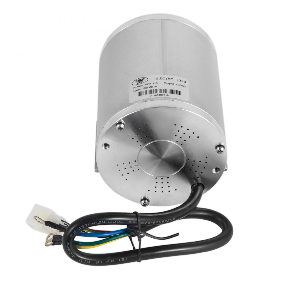 VEVOR Gleichstrommotor 48V Elektrischer Bürstenloser Gleichstrommotor 1800W Bürstenloser Elektromotor
