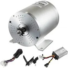 VEVOR Gleichstrommotor Bürstenloser Elektromotor 1800W 48V Controller Go-kart Atv E-Bike