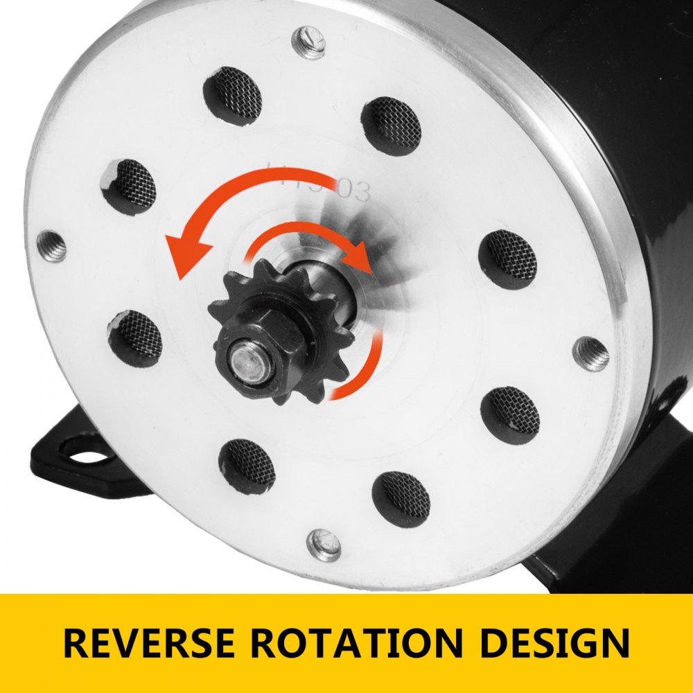 Vevor Elektromotor 500 W 24v Bürstenmotor Motor 2500 U/min Diy Elektro Scooter