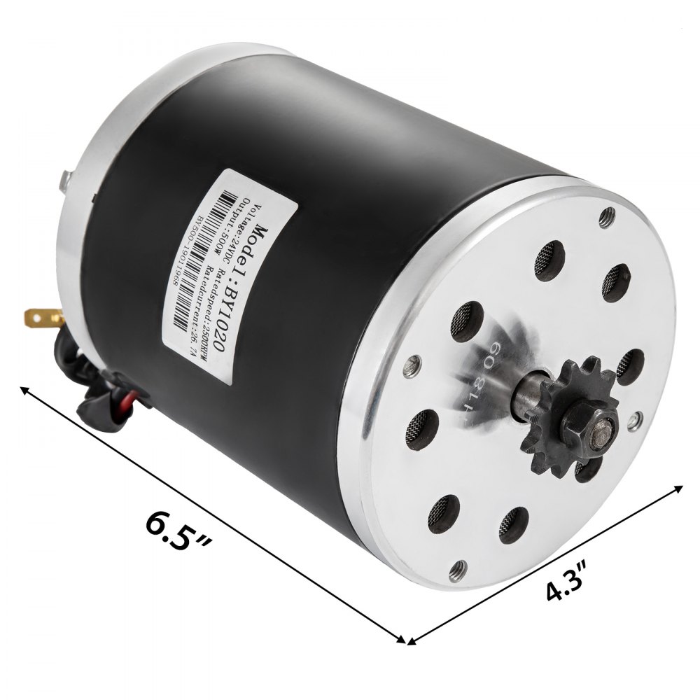 Elektromotor Bürstenmotor 500w Gasgriff Steuergerät Ladegerät Controller 24v