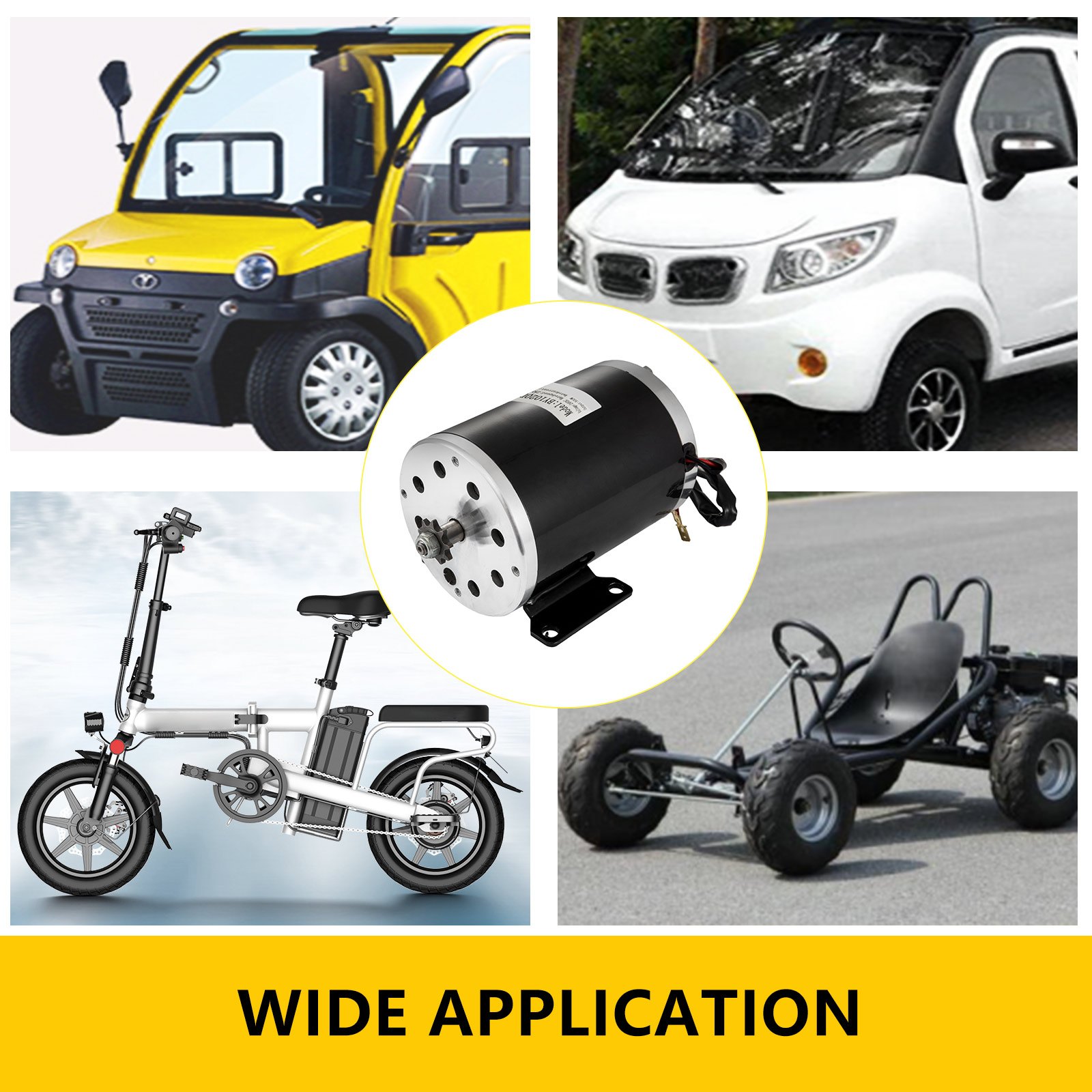 Bürstenmotor 24v Dc 500w Steuereinheit Pedal Go-kart Elektromotor E-bike