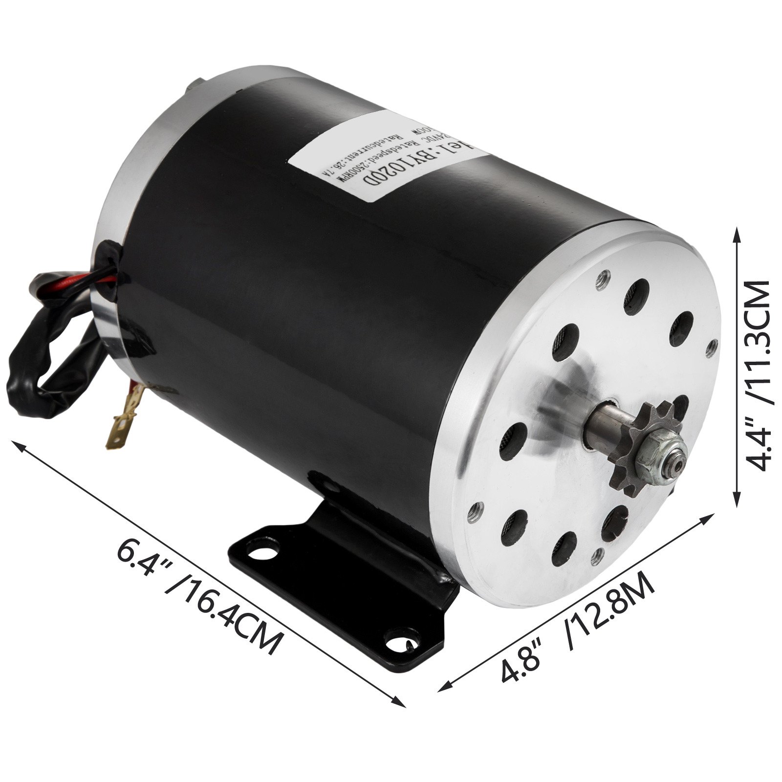 Bürstenmotor 24v Dc 500w Steuereinheit Pedal Go-kart Elektromotor E-bike