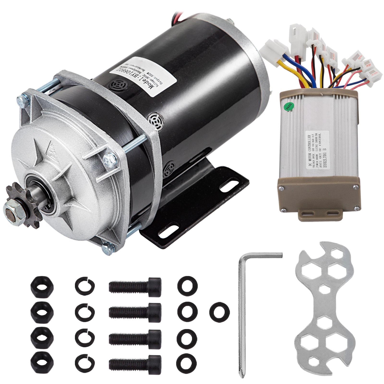 Gebürsteter Motor Gleichstrommotor 36v 650w Dc Elektromotor Für Go-kart Fahhrad