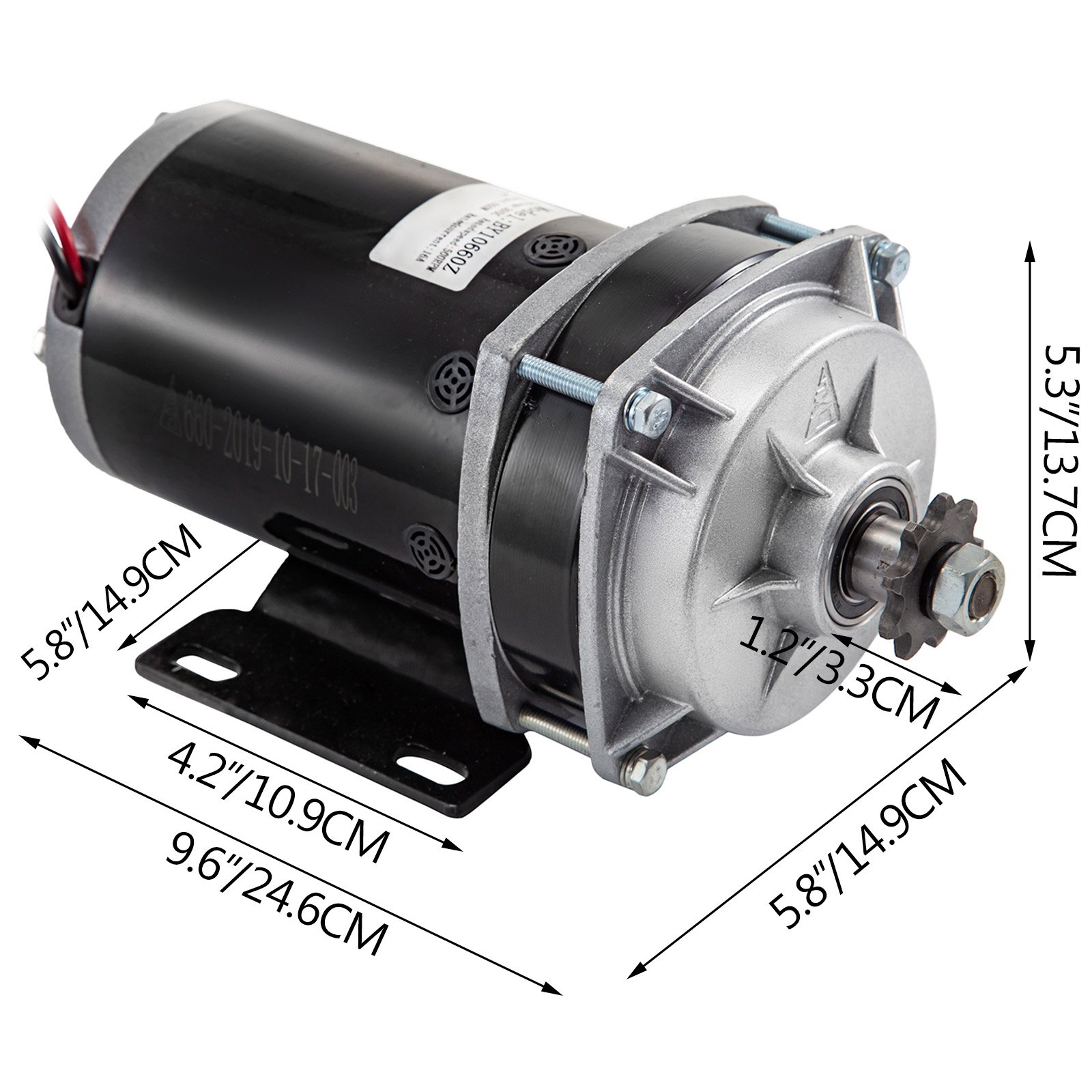 Gebürsteter Motor Gleichstrommotor 36v 650w Dc Elektromotor Für Go-kart Fahhrad