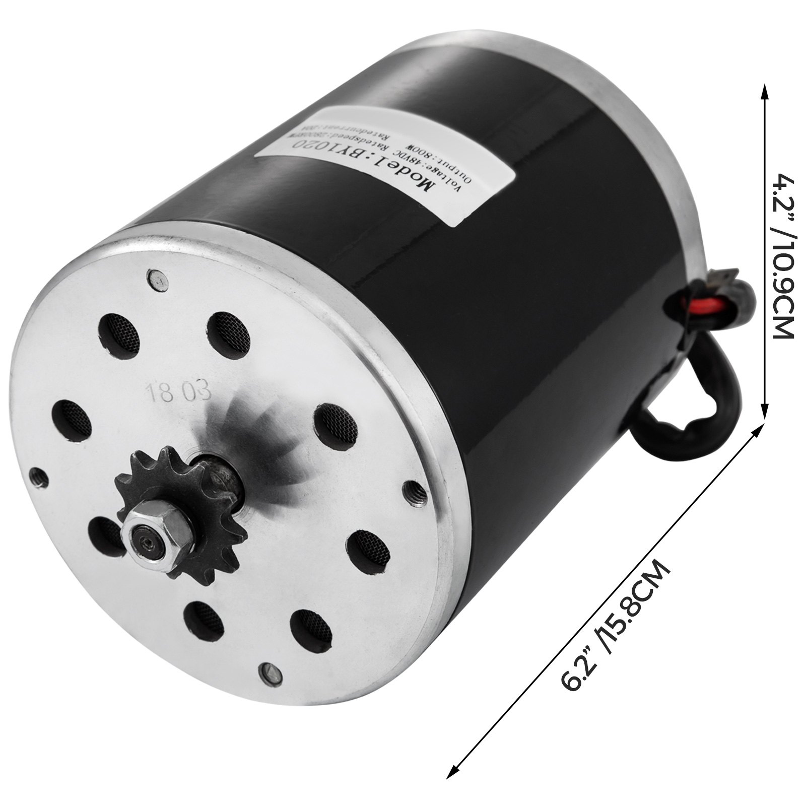 48v Dc Elektromotor 800w Bürstenmotor Roller E-roller E-atv Elektrofahhrrad
