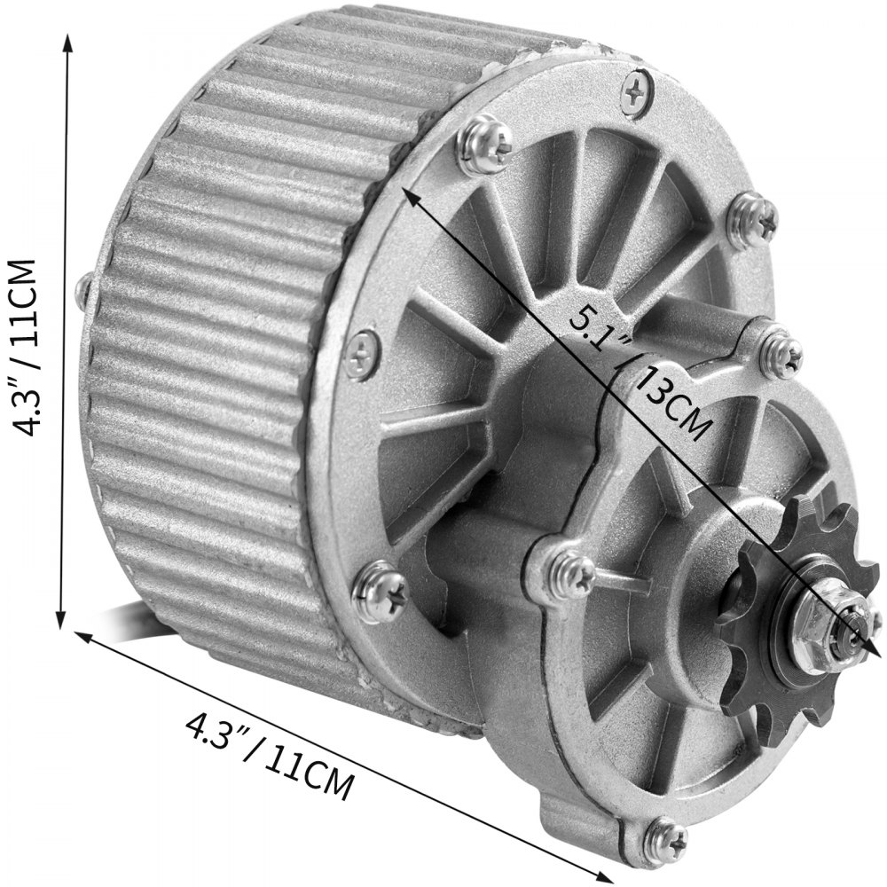 Gebürsteter Motor Gleichstrommotor Dc Elektromotor 36v 450w Für Go-kart
