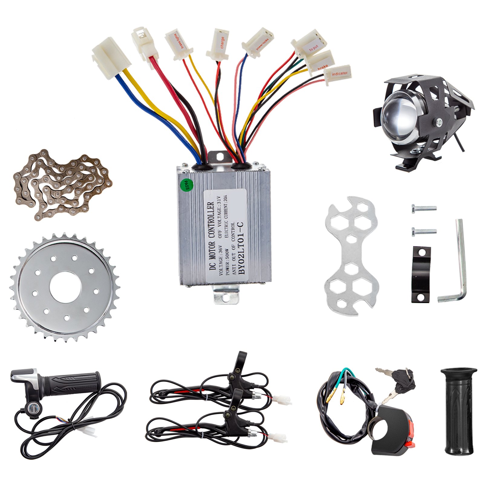 Gebürsteter Motor Dc Gleichstrommotor Elektromotor 36v 450w Elektrofahrrad