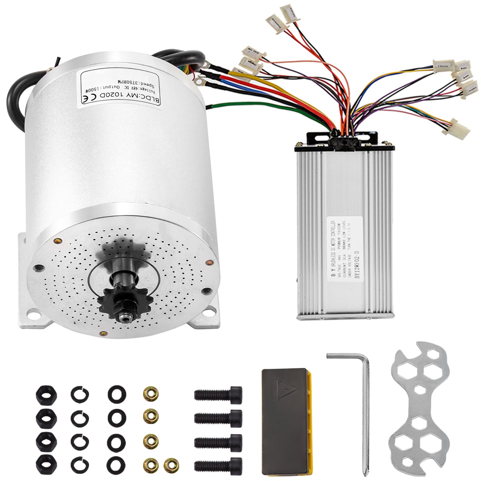 Bürstenloser Gleichstrommotor Elektromotor 48 V Dc 1500w Fahrrad Motor 4300 Rpm