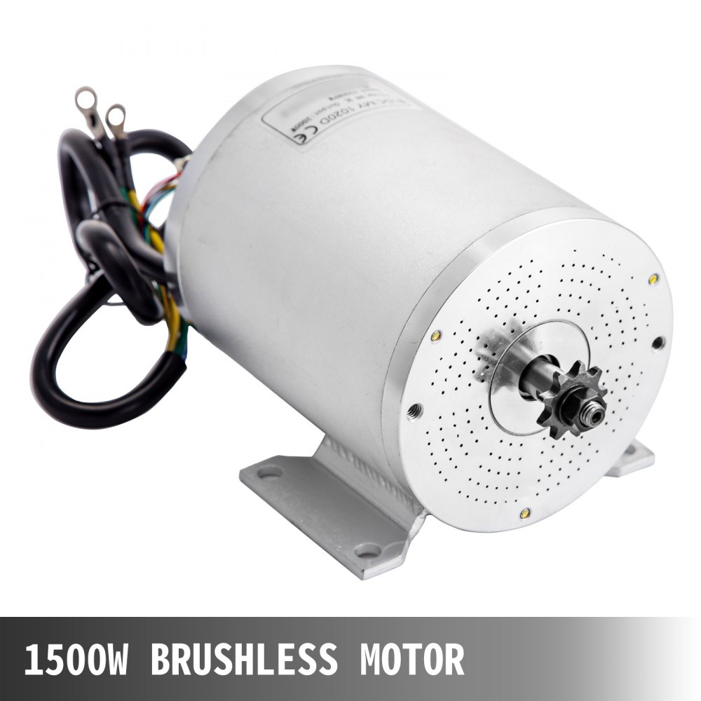 Bürstenloser Gleichstrommotor Elektromotor 48V DC 1500W Elektrofahrrad Motor