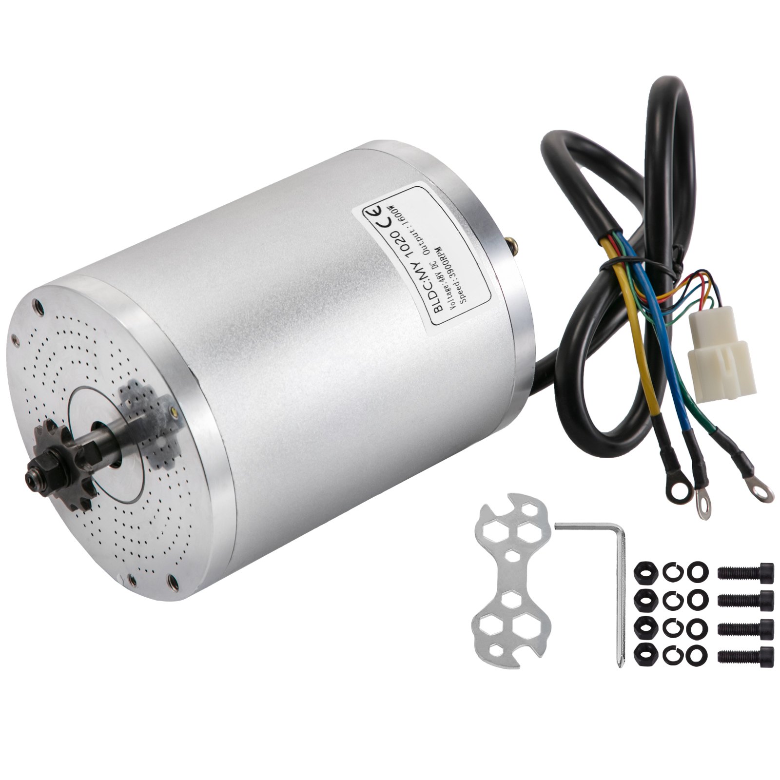 Bürstenloser Elektromotor 48v Dc 1600w Motor3900 Rpm Für Elektrofahrrad