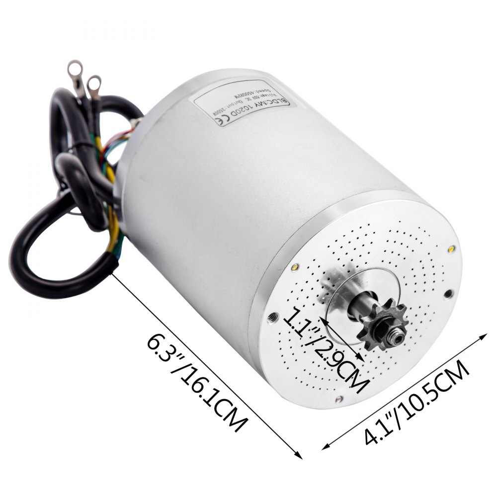 Bürstenloser Elektromotor Dc Go-kart Motor E-scooter 60v 2500w Elektrofahrrad