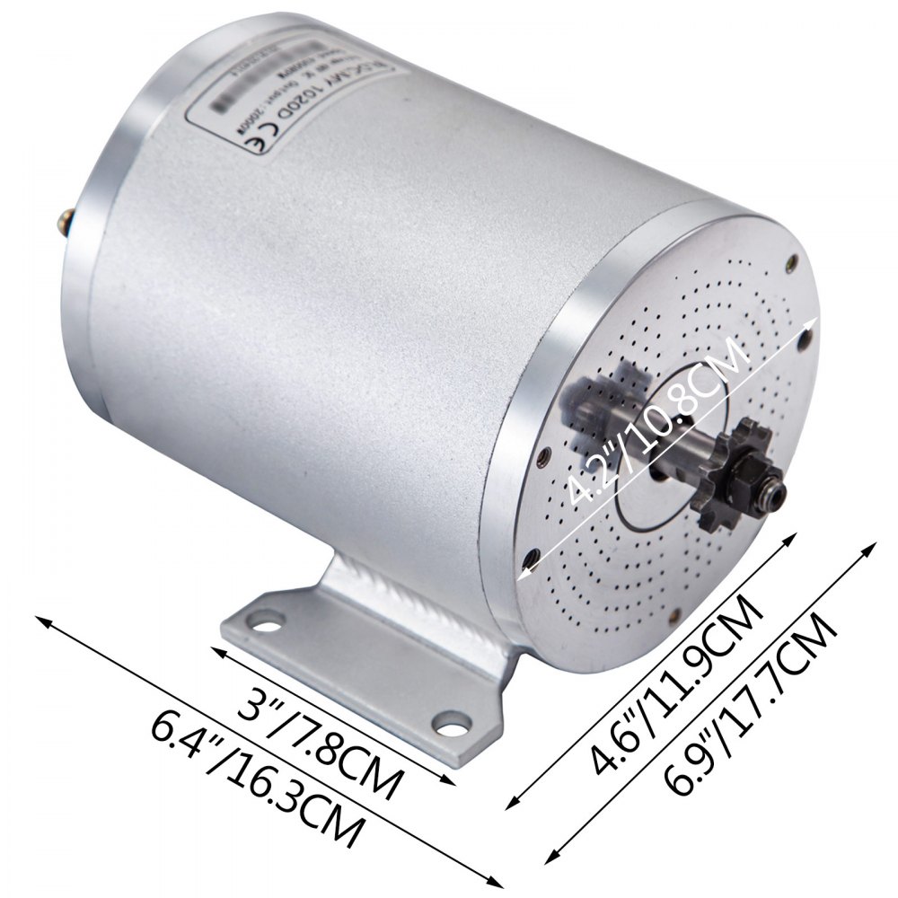 Bürstenloser Gleichstrommotor Elektromotor 48v Dc 2000w Für Elektrofahrrad