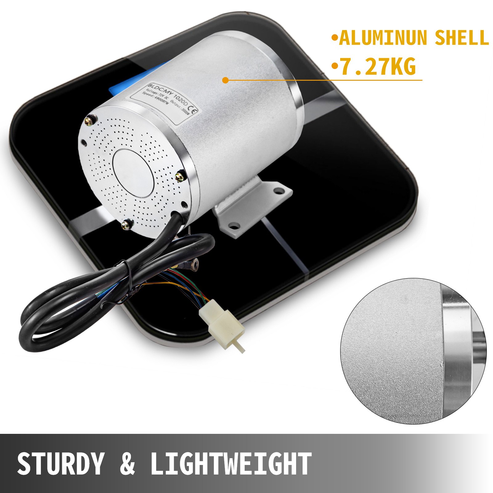 Bürstenloser Elektromotor 72v Dc 3000w Motor Für Elektrofahrrad Steuergerät
