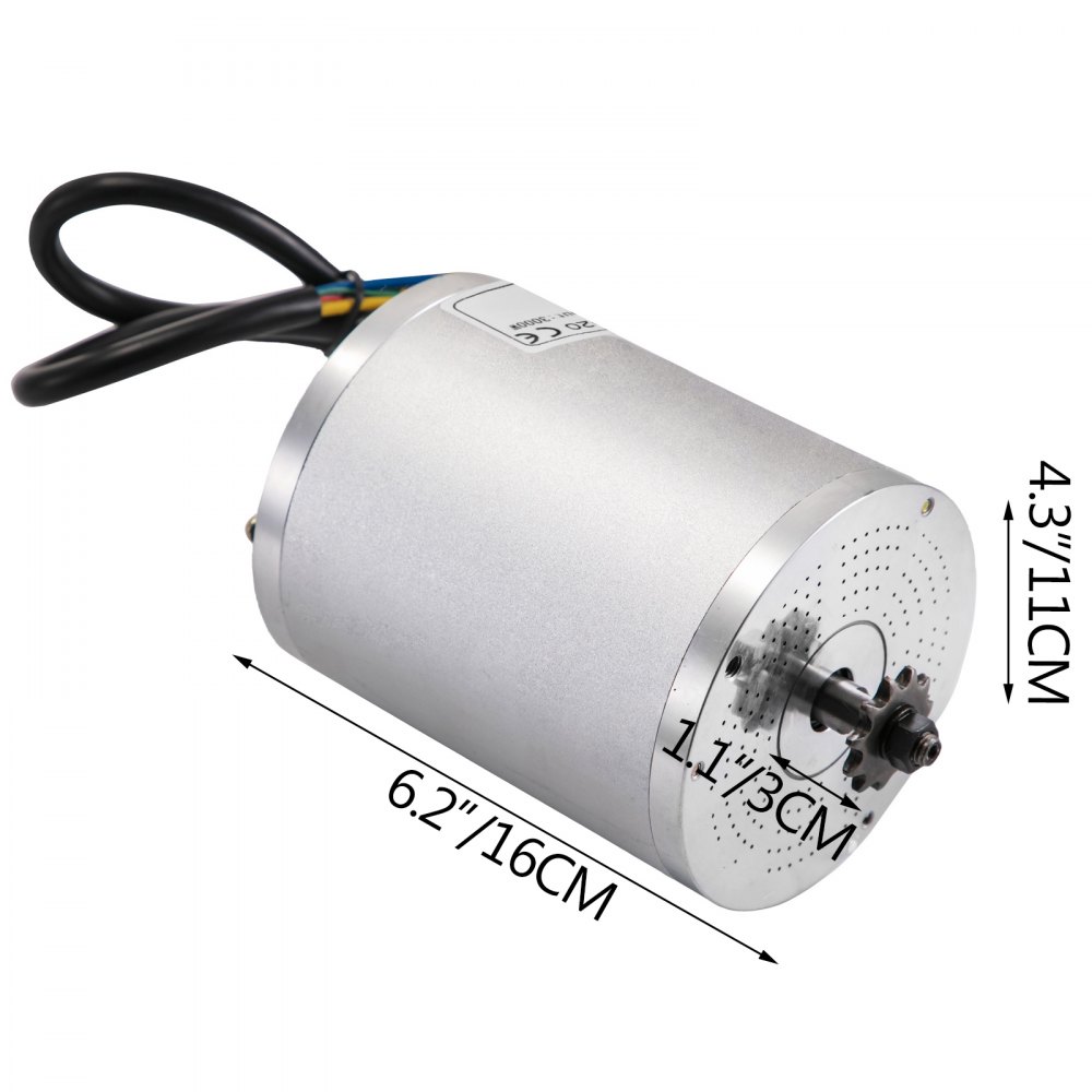 Bürstenloser Elektromotor 72v Dc 3000w Elektrofahrrad Motor Brushless Motor