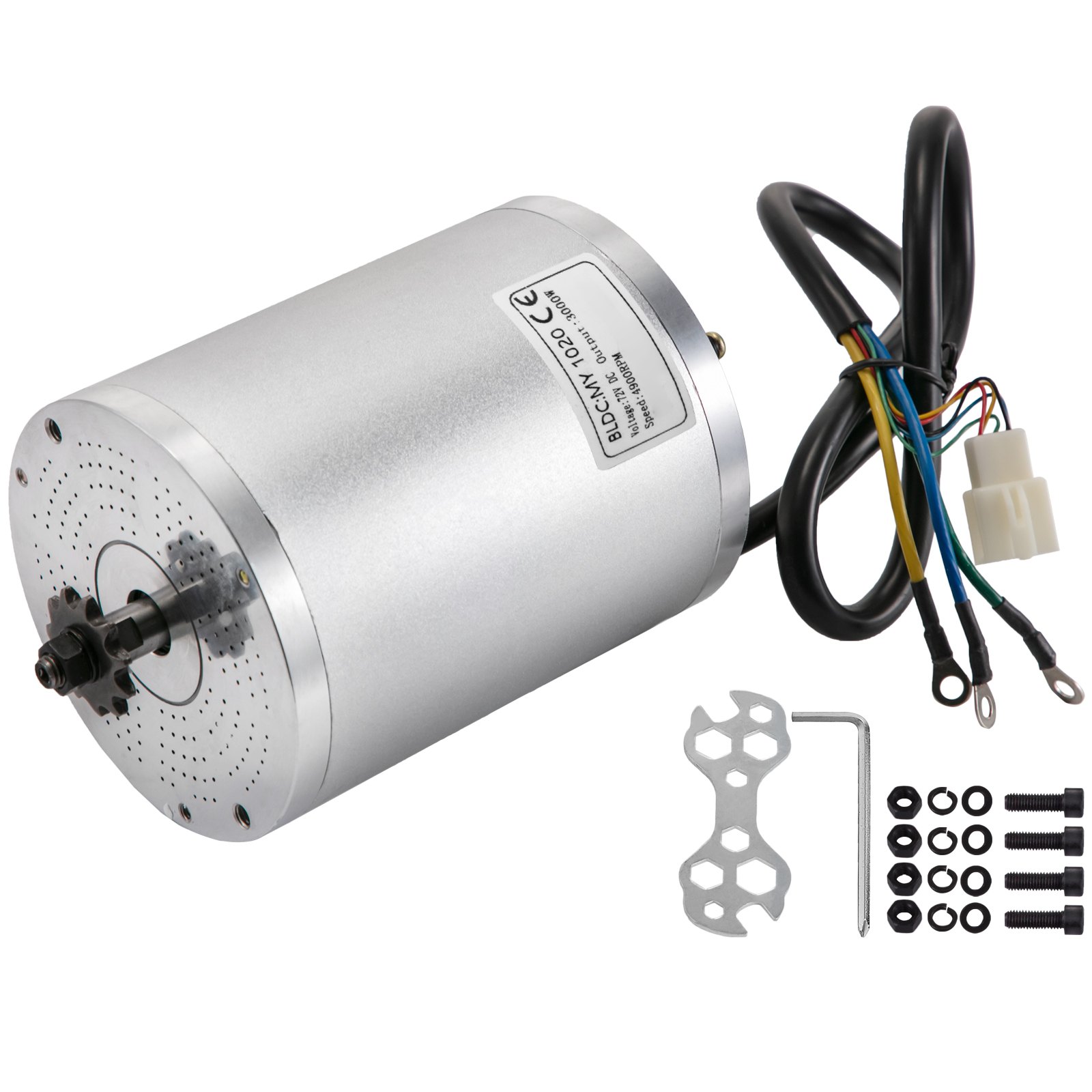 Bürstenloser Elektromotor 72v Dc 3000w Elektrofahrrad Motor Brushless Motor