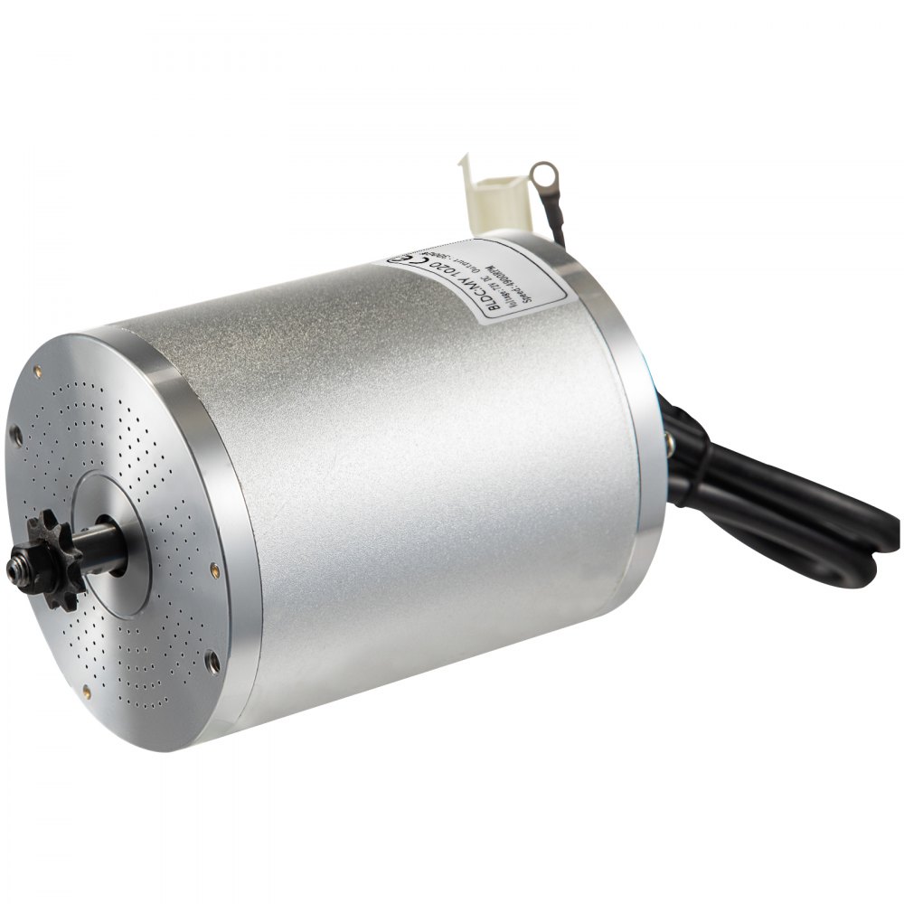 VEVOR Gleichstrommotor Bürstenloser Elektromotor Go-Kart Motor 72V 3000W für Elektrofahrrad Dc