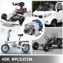 Bürstenloser Elektromotorgo-kartmotor Dc 36v 500w Für Elektrofahrrad Usw.
