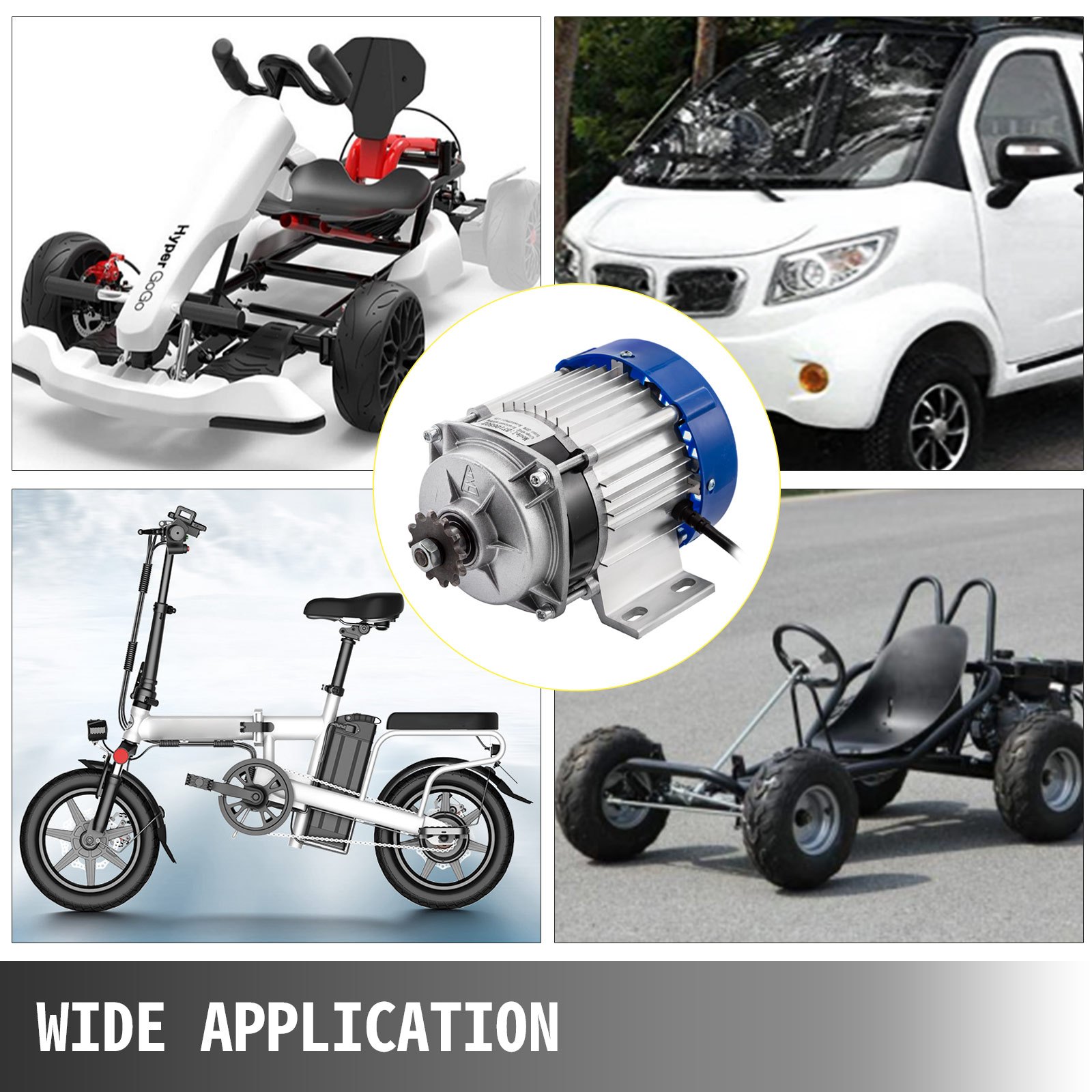 Bürstenloser Gleichstrommotor Elektromotor 48V 500W für Elektrische Fahrrad