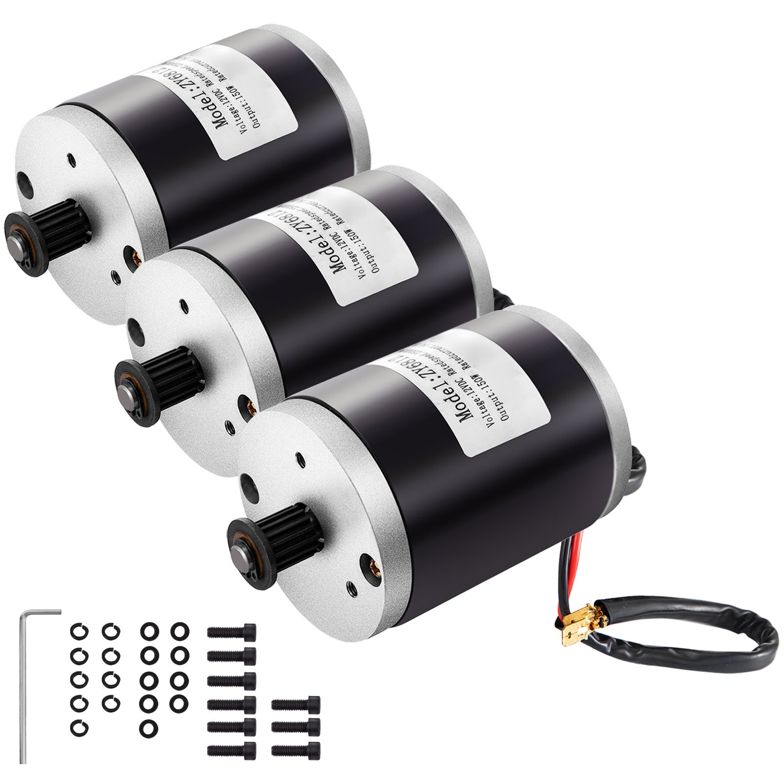 Bürstenmotor Gleichstrommotor Elektrische Elektromotor 150w 12-24v Dc Motor 3stk