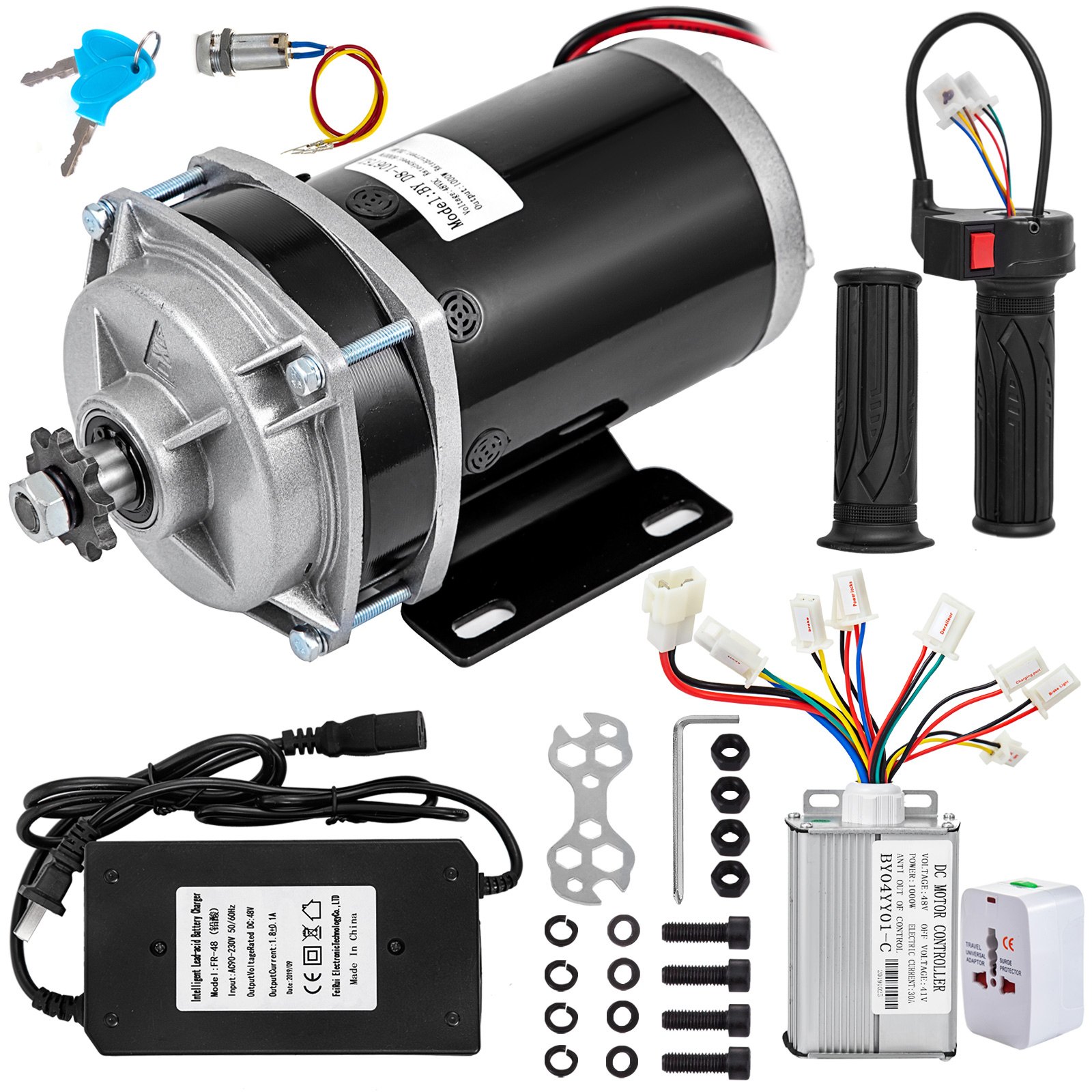 Bürstenmotor Gleichstrommotor Elektrischer Motor 1000w 48v Dc Motor Für Go-kart