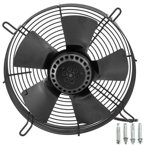 Axialventilator 1450 U/min Axiallüfter Wand Fenster Ventilator 1300m³/h Industrie Gebläse