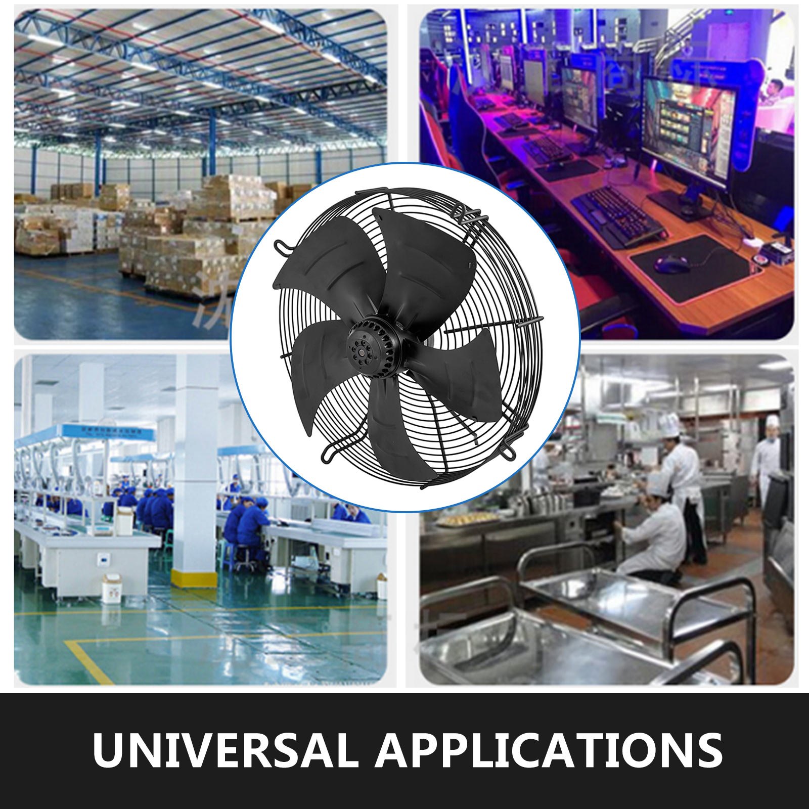 Axialventilator Entlüftungsventilator Dunstabzugshaube 1400u/min 2200 M³/h 75w