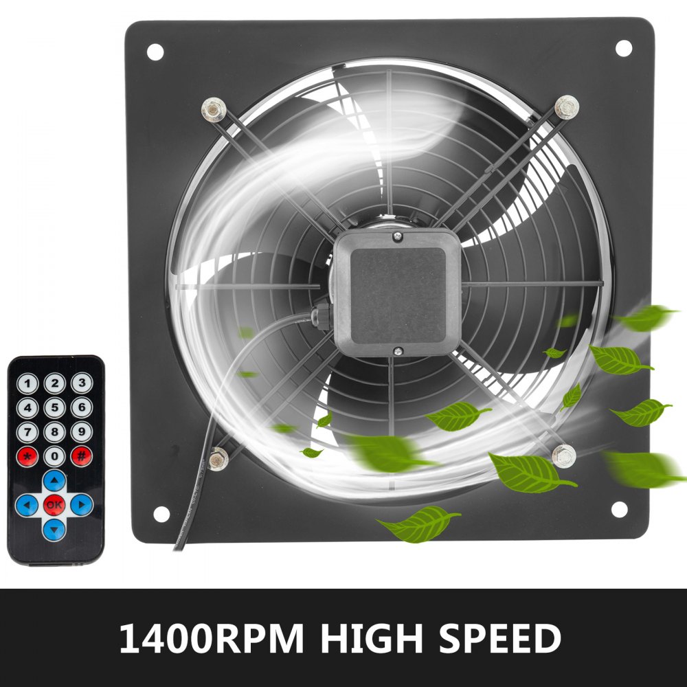 Axialventilator Ablüfterventilator 14”*14” Wandventilator 3270m³/h Belüfter