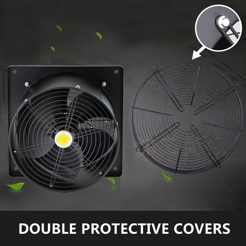 Axialventilator Ablüfterventilator 14”*14” Wandventilator 3270m³/h Belüfter