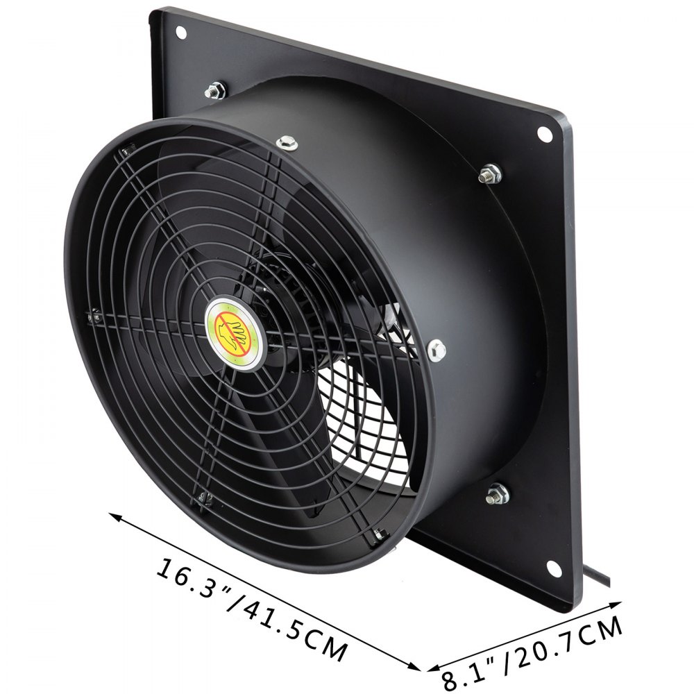 Axialventilator Ablüfterventilator 14”*14” Wandventilator 3270m³/h Belüfter