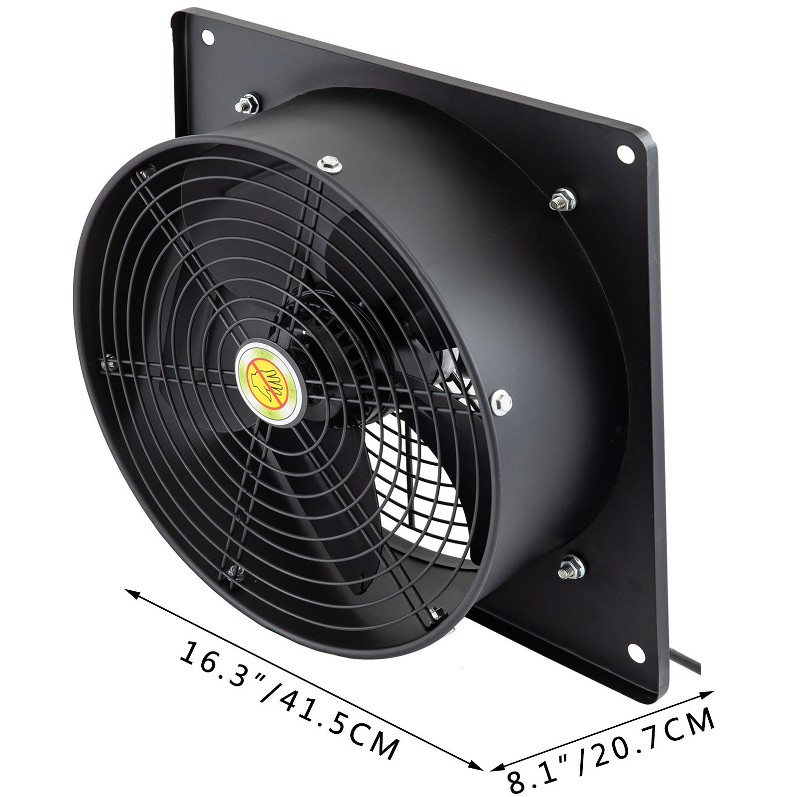 Axialventilator Ablüfterventilator 14”*14” Wandventilator 3270m³/h Belüfter