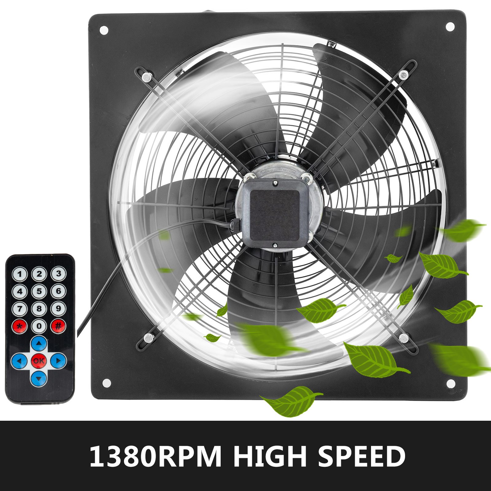 Axialventilator 1380 U/min Axiallüfter Wand Fenster Ventilator 6450 m?/h Industrie Gebl?se