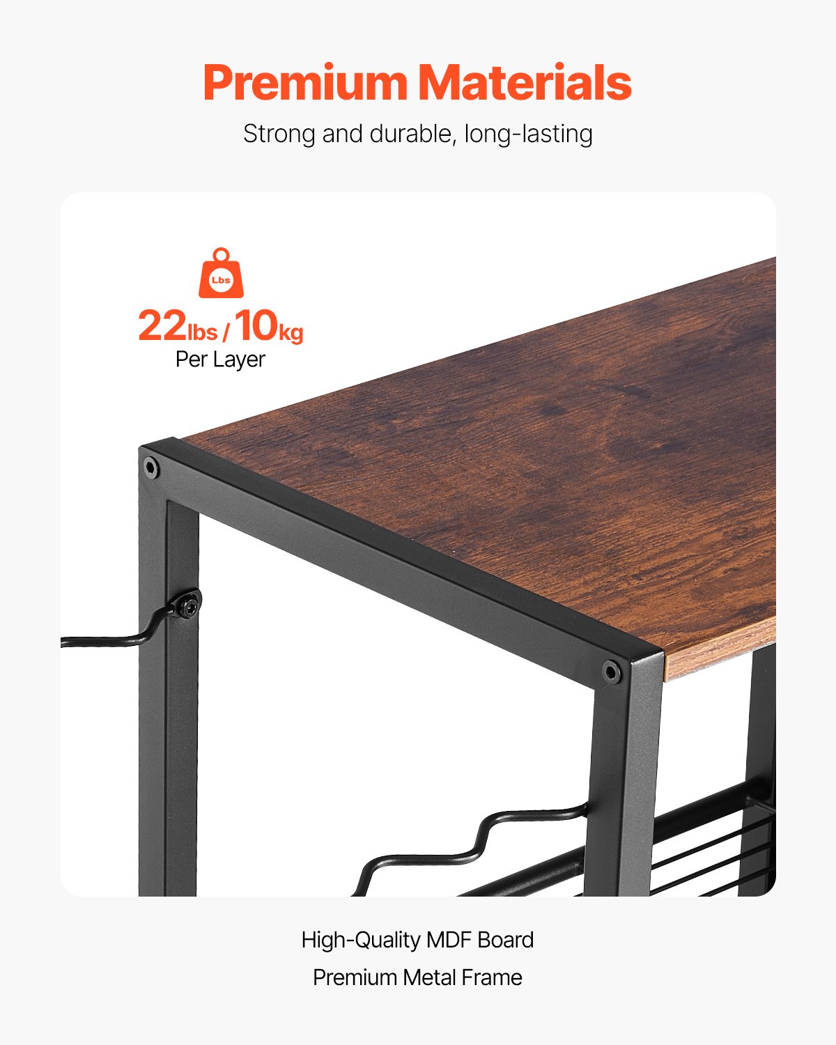 VEVOR Angelrutenhalter für 12 Angelruten, rollbare Rutenständer aus legierter Stahl + MDF für die Organisation und Lagerung, platzsparende Bodenständer Angelausrüstung Geschenke für Angelfreunde